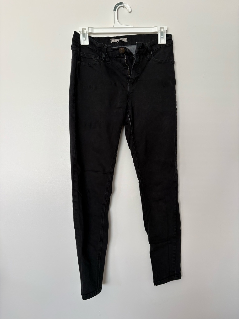 Free People Black Skinny Jeans - High-Rise Fit